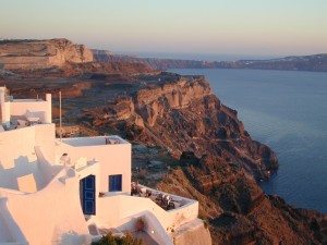 Santorini in the Cyclades - Aegean Sea