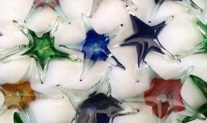 Beautiful recycled glass souvenirs