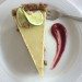 Raw Key Lime Pie served on ORION