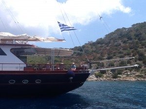 Sailing in Greece aboard a Motor Sailor 
