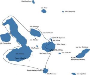 galapagos-western-yacht-charter-route