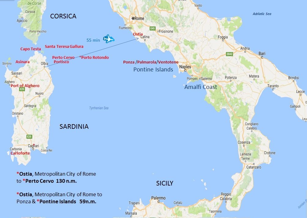 Sardinia Cruising Itinerary