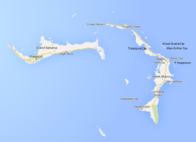 Abacos map