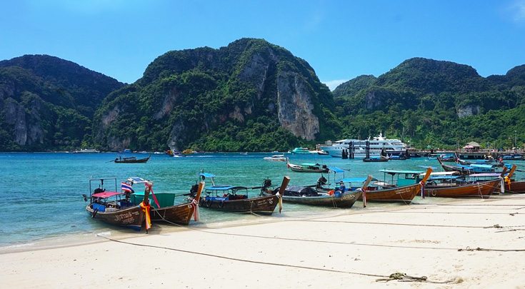 Charter a private yacht to see Thailand off the beaten path beauty.