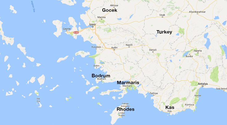 Map of Turkey