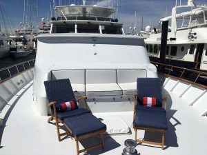 Yacht deck bleisure travel for millennial work force