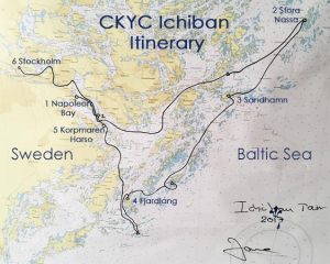 CKYC_Ichiban_Itinerary_Map Sailing Sweden's Archipelago