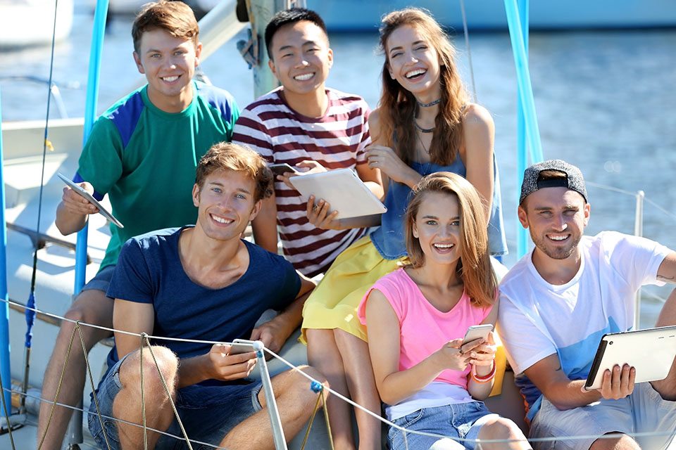 Bleisure travel for the millennial work force on yachts