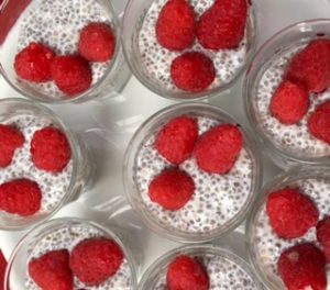 Raspberry Chia Breakfast on the ICHIBAN Sailing Sweden's Archipelago