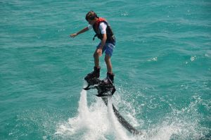 Teen on Flyboard M/Y ZOOM ZOOM ZOOM