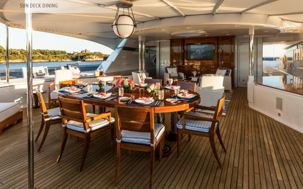 Sun Deck Dining M-Y BLUE MOON