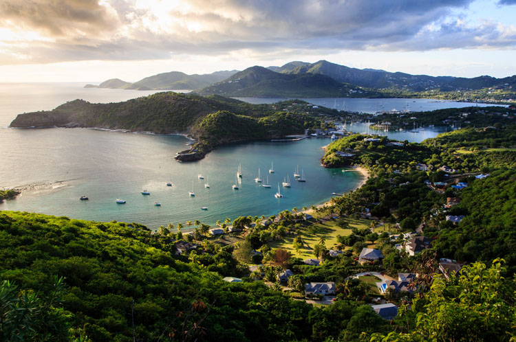 Sunset at English Harbor, Antigua and Barbuda