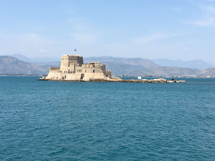 Bouzi Fortress in Nafplion, Greece FAM Trip