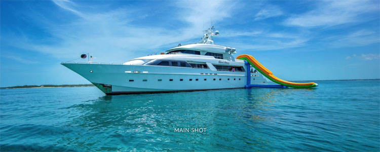 Main shot of 145 ft Cheoy Lee motor yacht ISLAND HEIRESS