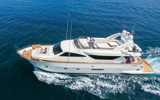 79ft motor yacht RIVIERA available in the West Mediterranean