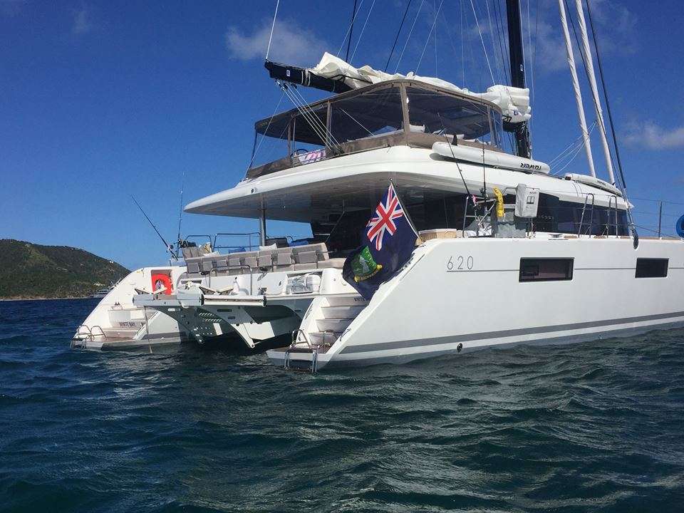 Main shot of 62ft Lagoon catamaran sailing yacht BAGHEERA