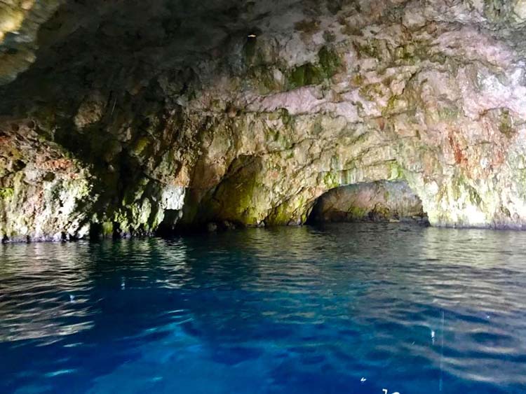 Croatia's Blue Cave on the island of Bisevo