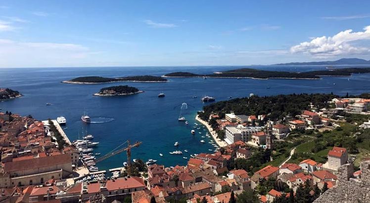 Split, Croatia and nearby surrounding islands