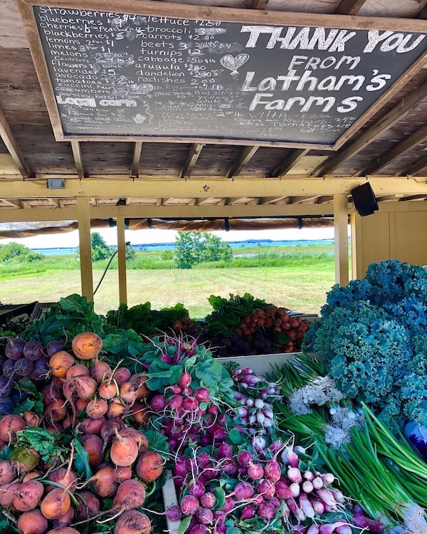 Vegetables at Latham's Farm Stand in The Hamptons ©SueGearan