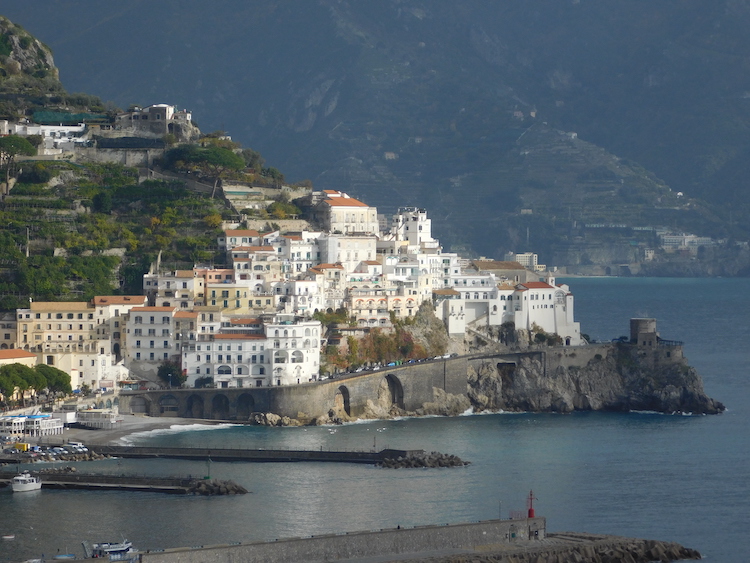The iconic city of Amalfi on the Amalfi Coast, Italy