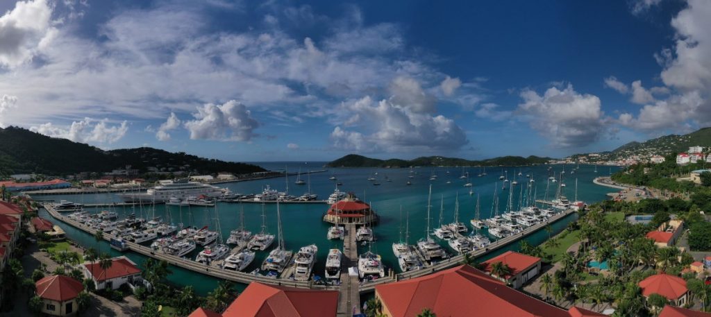 USVI Charter Yacht Show fleet at IGY’s Yacht Haven Grande, named Superyacht Marina of the Year 2020. Photo by Phil Blake