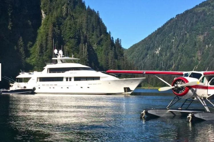130ft Westport motor yacht SERENGETI operates in Juneau, Alaska