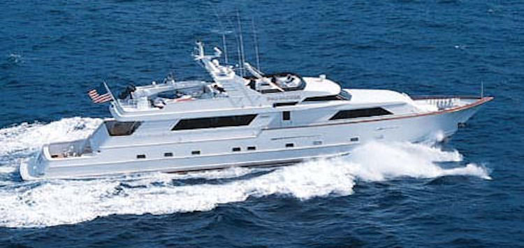 110ft Broward motor yacht PANACHE operates in and out San Jose del Cabo, Mexico