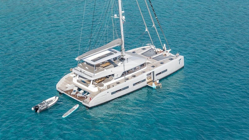 76ft Lagoon catamaran THUNDERBOLT operates in the Caribbean