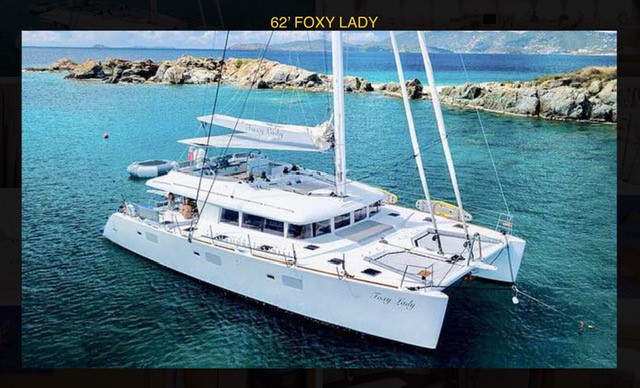 62ft Lagoon catamaran FOXY LADY in the British Virgin Islands