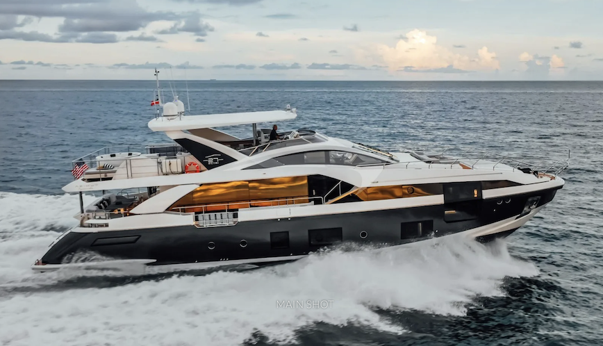 88ft Azimut motor yacht MAJESTIC MOMENTS operates in the Caribbean and New England