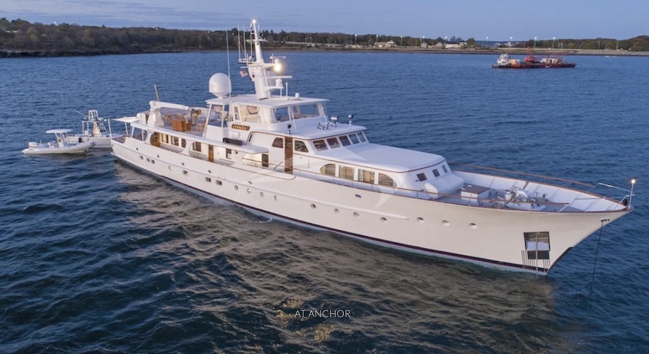 132ft Feadship motor yacht CETACEA operates in Bahamas and New England