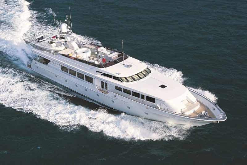 118ft Intermarine motor yacht SAVANNAH operates in South Florida, Bahamas and New England