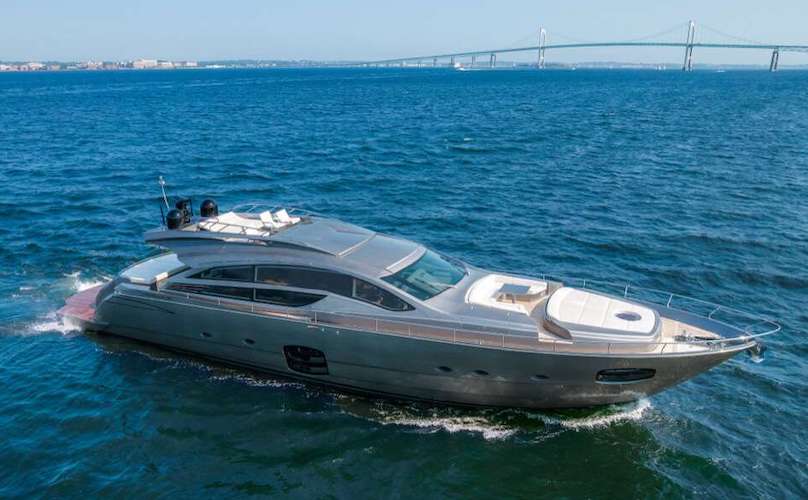 82ft Pershing motor yacht MONARC operates in the East Coast of the United States
