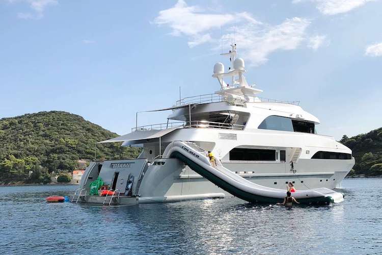 127ft custom-built motor yacht OTTAWA IV 127ft operates in the Eastern Mediterranean