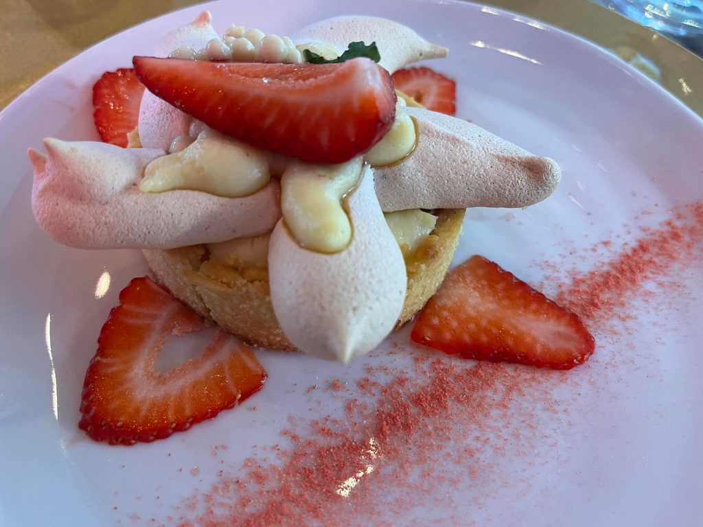 Family favorite strawberry meringue starfish aboard the M-Y TCB. Photo by Carol Kent