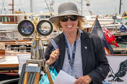 Carol Kent at the Newport Charter Yacht Show 2022