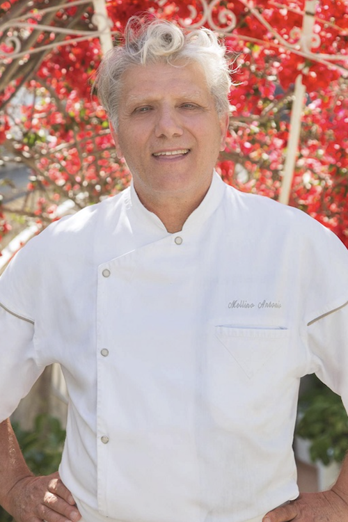 Judge Chef Antonio Mellino of Quattro Passi, a 2-Michelin star restaurant in Nerano, Italy is one of the judges at the MEDYS Chefs' Competition 2023 in Napflion, Greece