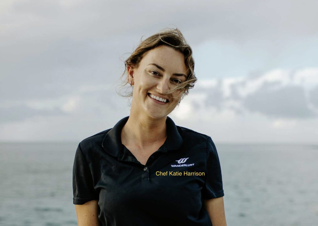 Chef Katie Harrison 55’ Wanderlust ~ Lagoon Catamaran
