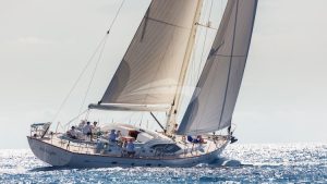85ft Oyster Yachts sailing yacht MIDNIGHT operates in the Caribbean and western Mediterranean