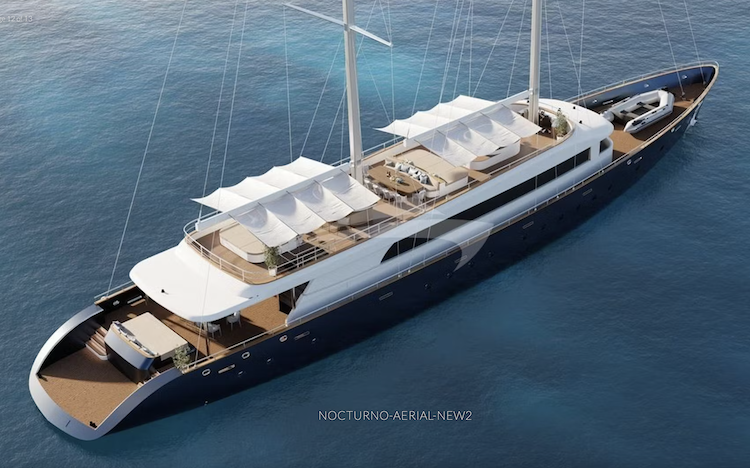 85ft custom-built motor-sailer NOCTURNO operates in the eastern Mediterranean