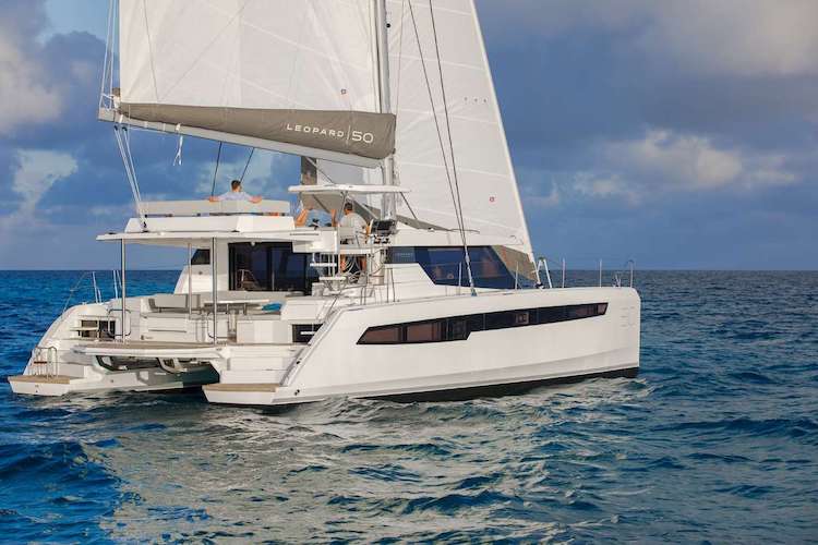 50ft Leopard S-Y catamaran REACH operates in the Caribbean