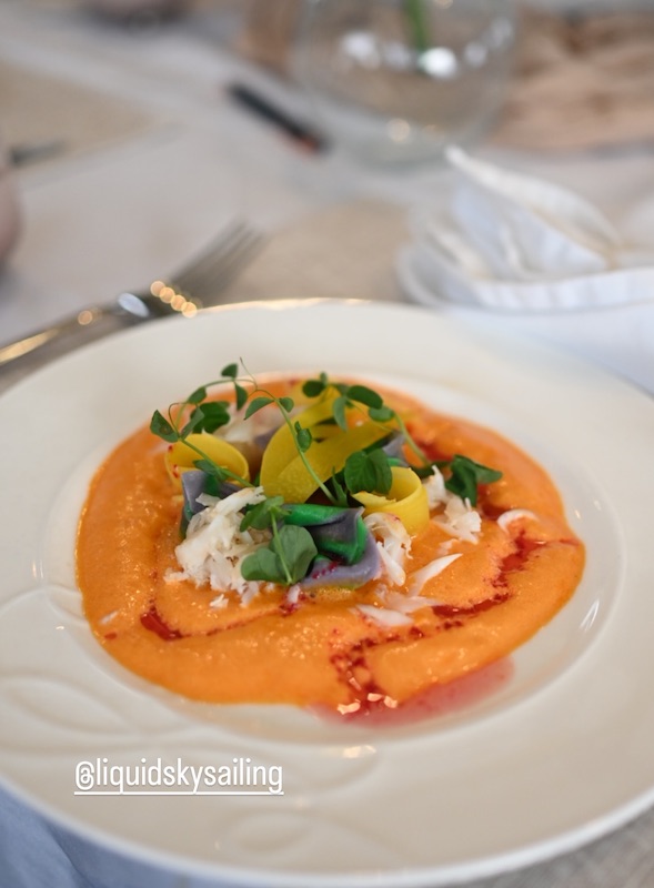 S/Y LIQUID SKY's Amber Heydenreich's 3rd place-winning dish at the 2024 USVI Charter Show's Culinary Competition. Photo by Mango Media