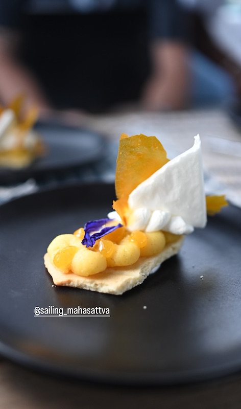 S/Y MAHASATTVA's competition-winning bird of paradise dish - Credit Mango Media - Culinary Competition USVI Charter Show 2024