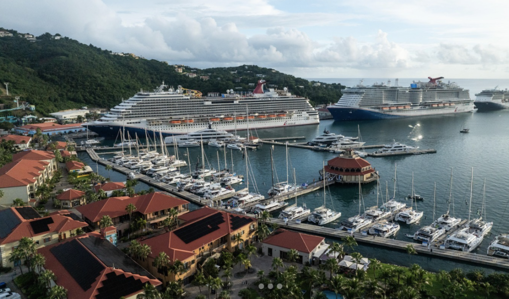 Yacht Haven Grande dock VIPCA USVI Yacht Charter Show 2024. Photo by Mango Media