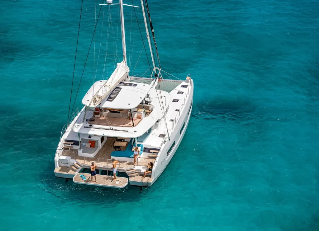 54ft Lagoon catamaran AURELIA operates in Greece