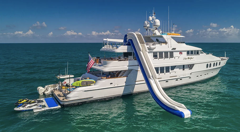 145ft Christensen motor yacht I LOVE THIS BOAT operates in the Caribbean and East Coast US