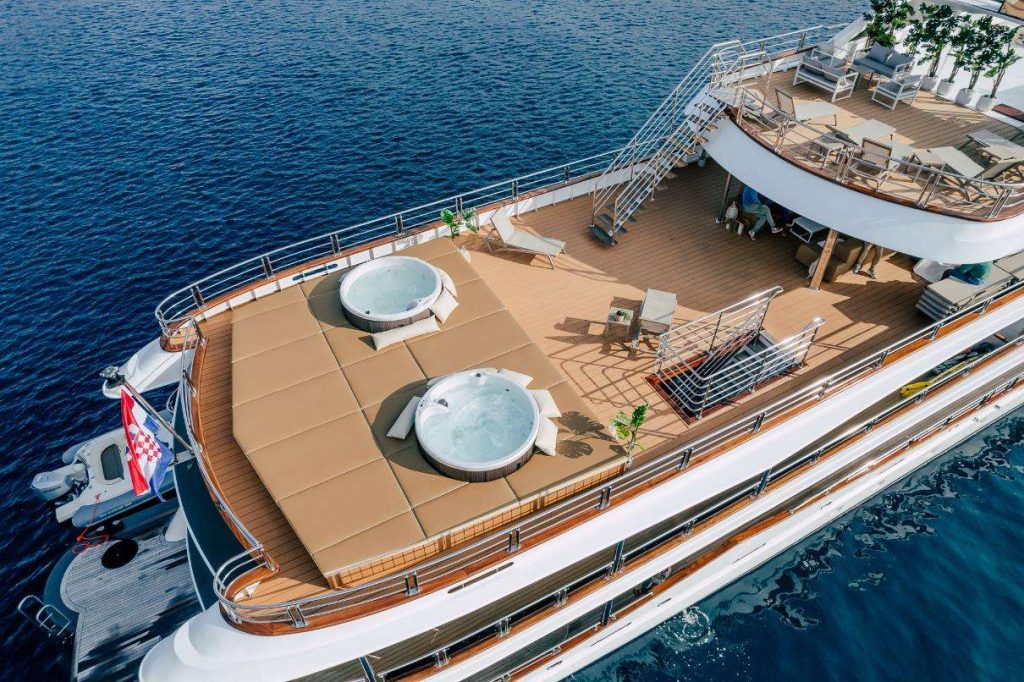 172' SYMPHONY motor sail sleeps up to 30 guests