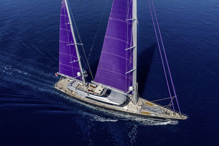 164ft motor-sailer BARACUDA VALLETTA operates in the East and West Mediterranean