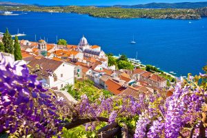View of the Kornati Islands in Croatia